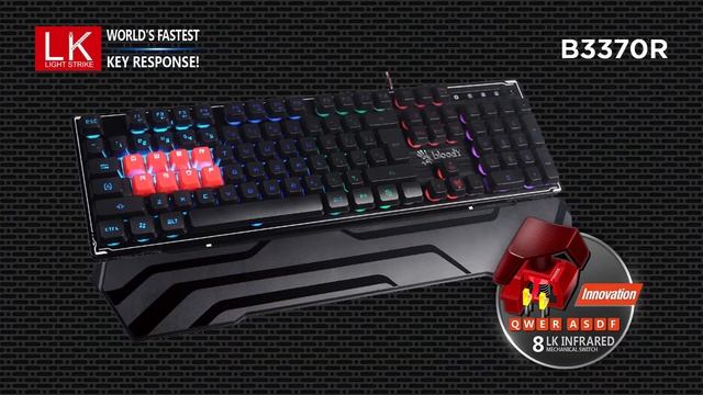 Gaming Keyboad Bloody B3370R FPS смотреть онлайн