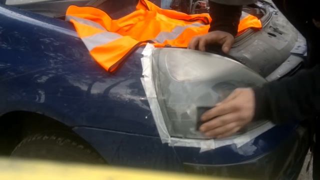 Полировка пластиковых Фар своими руками смотреть онлайн