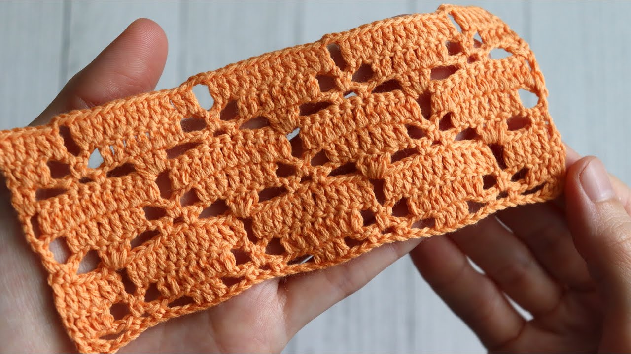 ОЧЕНЬ КРАСИВЫЙ ажурный узор крючком смотреть онлайн