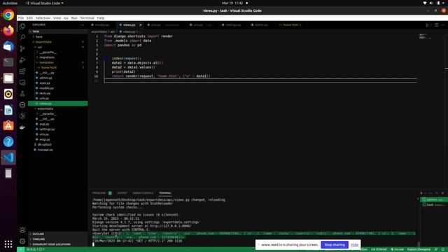 Django Framework | Export Data to Excel sheet using Pandas Library смотреть онлайн