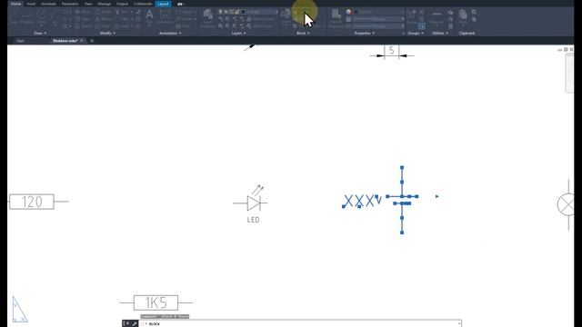 AutoCAD 14 Oman piirrosmerkin eli Blokin tekeminen смотреть онлайн