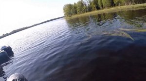 Рыбалка в Карелии на озере Х