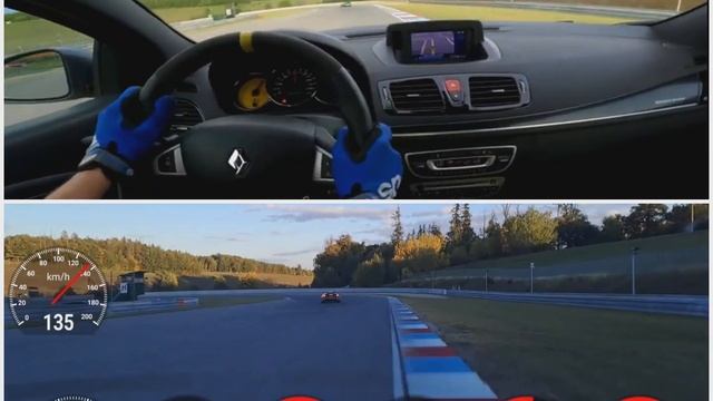 Tuned Renault sport Megane 3 RS250 285ps 402Nm vs Opel Astra H OPC 240ps 320Nm || best lap compare смотреть онлайн
