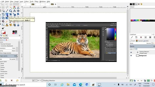 GIMP (Part 8) Crop, Unified Transform and Rotate tools смотреть онлайн
