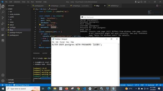 How to change/Reset postgres user password using SQL Shell psql and pgAdmin 4 PostgreSQL 15 смотреть онлайн
