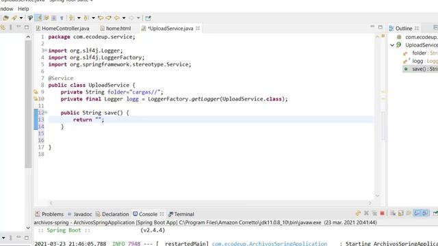 Cómo subir archivos de texto al servidor con Spring Framework смотреть онлайн