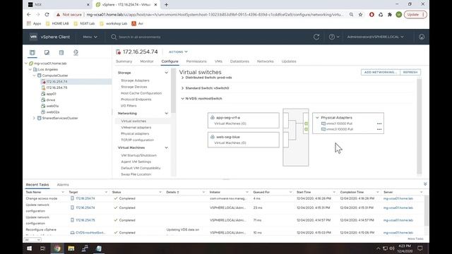 NSX-T N-VDS vs. VDS (Pt. 3) смотреть онлайн