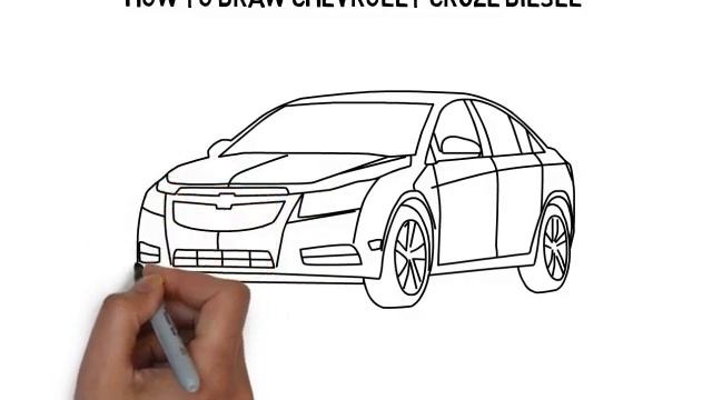 How to draw Chevrolet Cruze Diesel смотреть онлайн