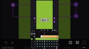 Текст по кругу в программе Motion Ninja