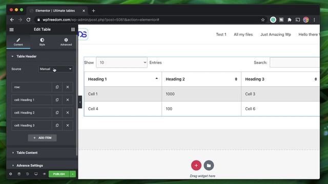 how to add table in Elementor WordPress - Ultimate addons for Elementor смотреть онлайн