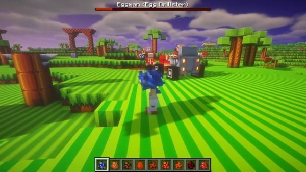 PLAYABLE SONIC AND MANY ZONES!! - sonicraft mod Minecraft
