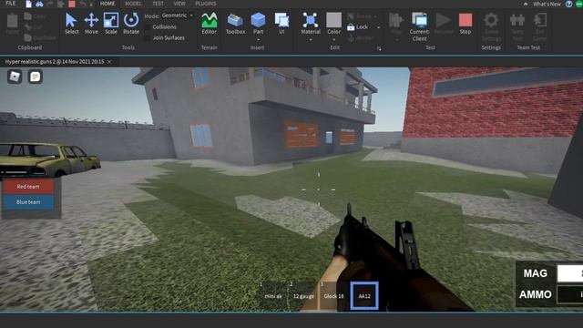 Hyper realistic guns 2 roblox AA12 showcase (fe gun kit viewmodel) смотреть онлайн