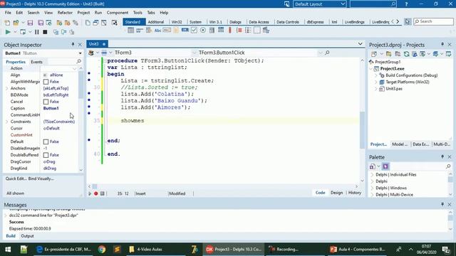 TStringList Delphi смотреть онлайн