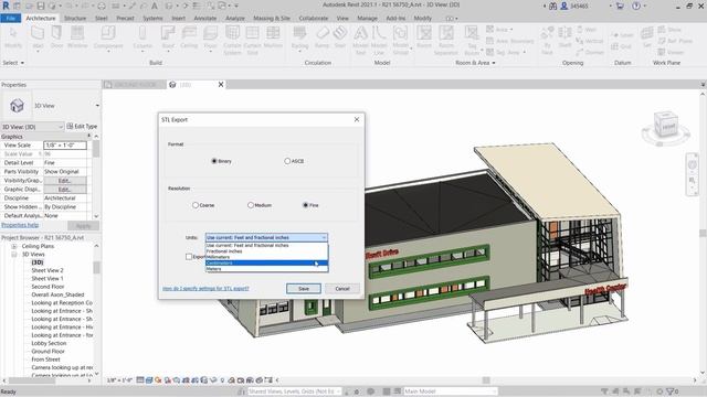 Revit 2021.1: Built-in STL export смотреть онлайн