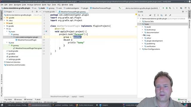 Custom Gradle Plugin as Standalone project смотреть онлайн