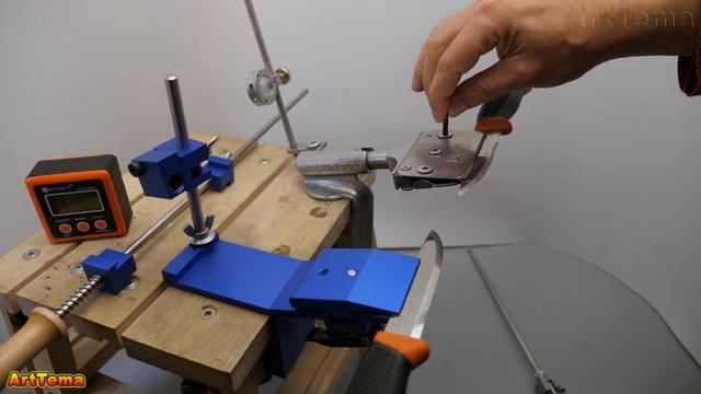 Точильный станок с минимальным регулируемым углом заточки | Минимальный угол заточки ножа смотреть онлайн