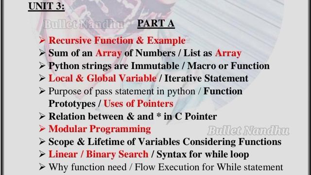 Problem Solving & Python Programming Important Questions Anna University | GE3151 | PSPP | Python смотреть онлайн