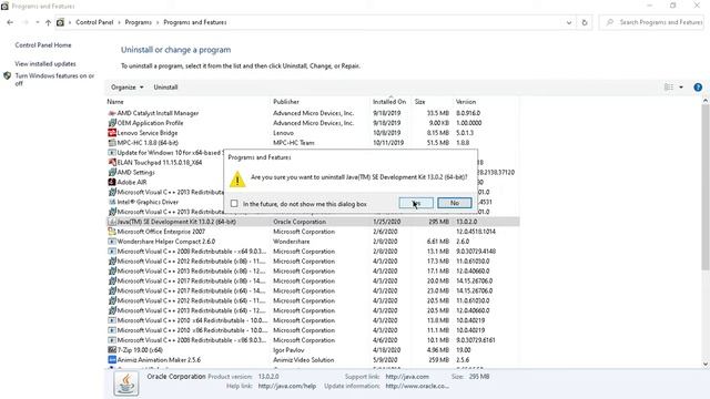 How to Uninstall JAVA from Windows 10 смотреть онлайн