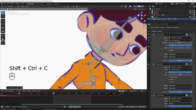 Groovy Grease Pencil Cut-Out Character Rigging Tutorial | Intermediate to Advanced Blender смотреть онлайн