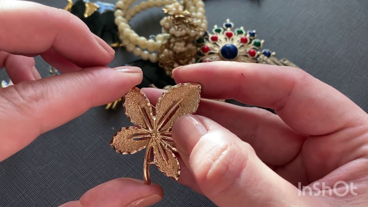 3. Распаковка посылки с винтажной бижутерией смотреть онлайн