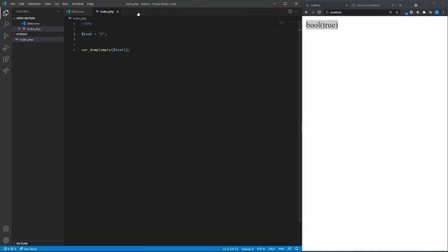 PHP Tutorials - Vom Einsteiger zum Profi | Deutsch | #4 Wahrheitswert (boolean), empty, isset смотреть онлайн