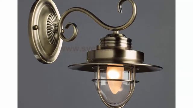 Элегантный светильник бра Arte lamp A4579AP-1AB LANTERNA стиль кованые в интернет магазине Светодо смотреть онлайн