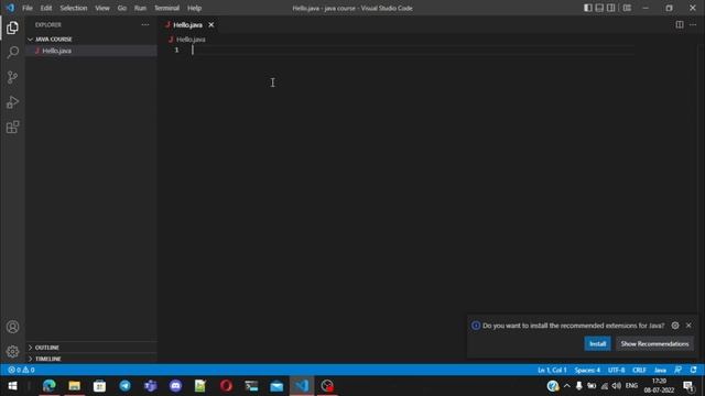 Get Started With Java | Java With VS Code | Java For Beginners смотреть онлайн