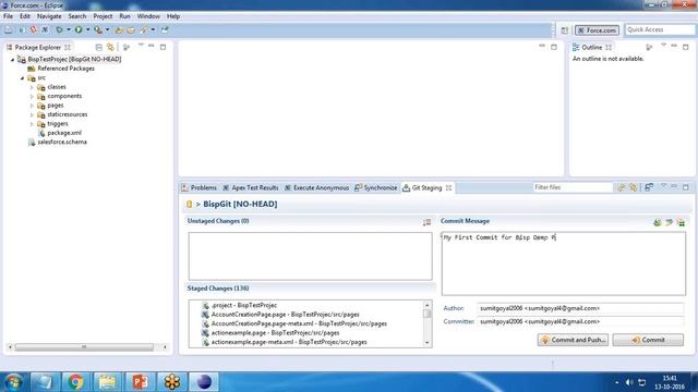 How to Integrate GIT with Salesforce | Salesforce GIT integration смотреть онлайн