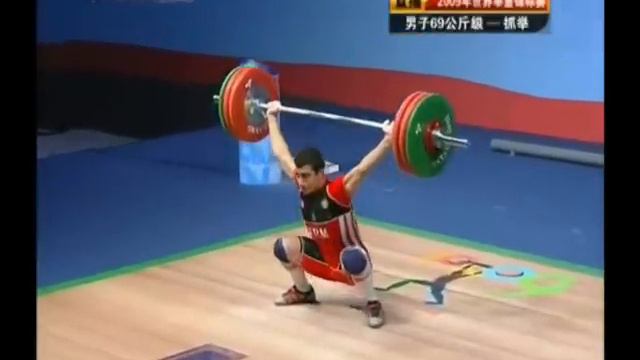 69kg Snatch 2009 Weightlifting Worlds смотреть онлайн