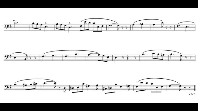 Concone 50 No.48 - Solo Contrabass смотреть онлайн