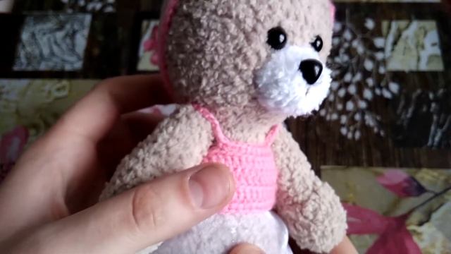 Мишка в платье крючком (Амигуруми/Amigurumi) смотреть онлайн