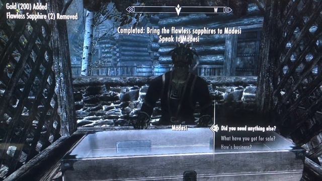 Skyrim - Madesi Flawless Sapphires