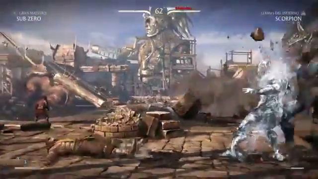 MORTAL KOMBAT X SUB ZERO VS SCORPION EPIC BATTLE смотреть онлайн