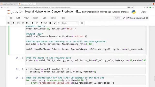 Neural Network for Cancer Prediction using Gene Expression Data | Python for Machine Learning смотреть онлайн