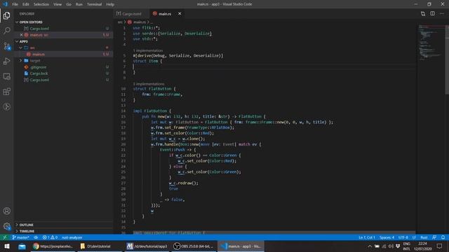 FLTK Rust tutorial: Client-side web todo app смотреть онлайн