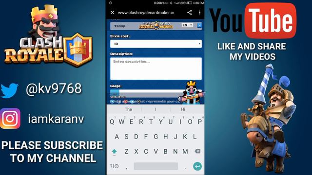 HIDDEN SECRET TO MAKE YOUR OWN CARDS IN Clash Royal! смотреть онлайн