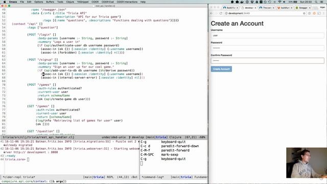 Project Trivia recap #9: user signup and games смотреть онлайн