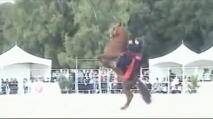 Лезгинка на лошади.