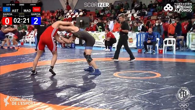 1/2 FS - 79Kg: GARCIA BLANCO, ADRIAN (AST) GARCIA ALMADEN, AZAEL (MAD) смотреть онлайн