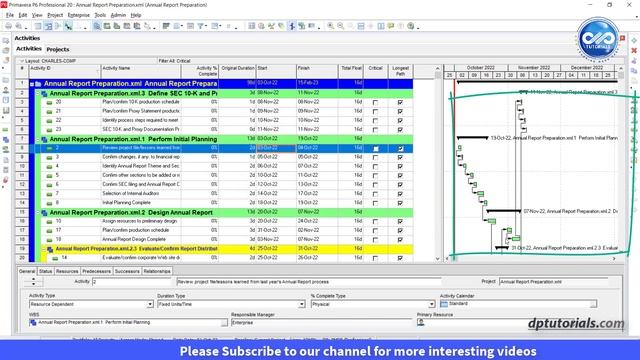 How To Do Critical Path Analysis In Primavera P6 смотреть онлайн