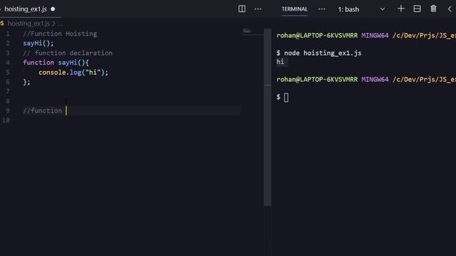 Javascript Hoisting | Concept & Code examples смотреть онлайн