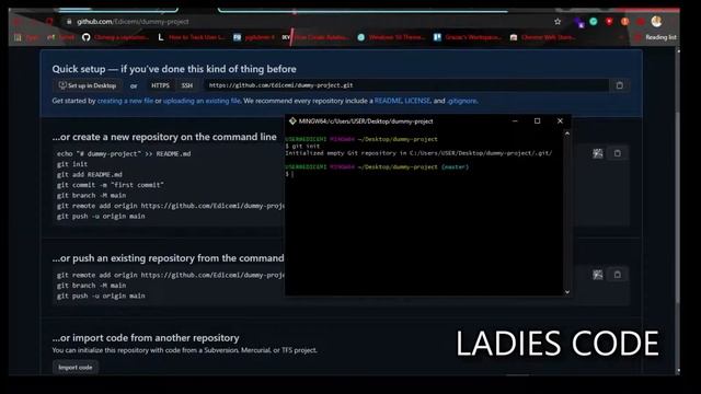 How to open a git hub repository and push using Git смотреть онлайн