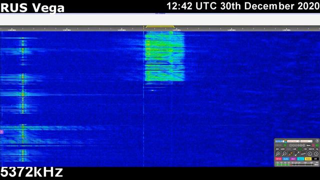 |Вега| 5372kHz НЬЖЙ Сообщение (30 Декабрь 2020 года, 12:42 UTC)