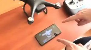 JJRC  X35. Как запустить квадрокоптер. Как подключить телефон к квадрокоптеру.