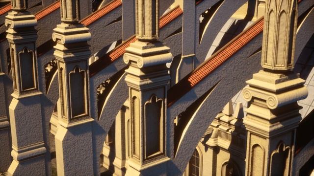 Gothic Cathedral (3D Environment Modeling) смотреть онлайн
