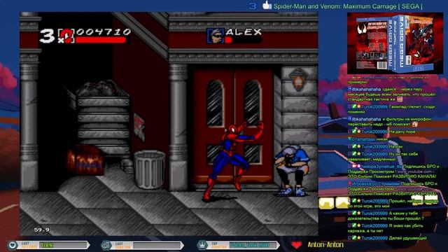 Годный Beat 'em up ? Spider-Man and Venom: Maximum Carnage [ SEGA ] - Прохождение ► Стрим 4 смотреть онлайн