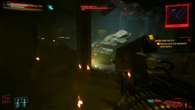 Giant Spider Boss Fight - Spider And Fly Mission CyberPunk 2077 смотреть онлайн