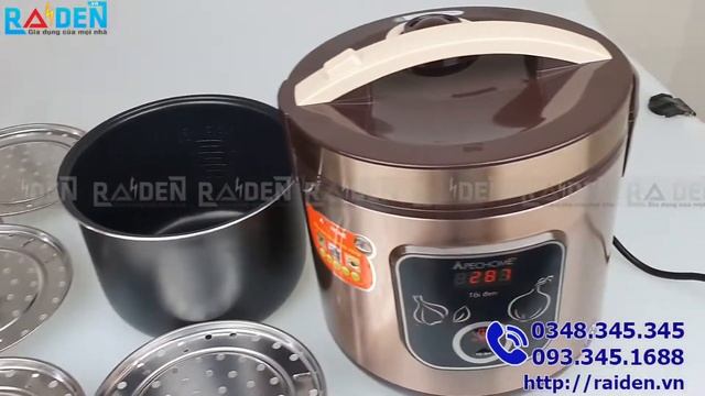 Chi tiết nồi làm tỏi đen 2.2 lít Apechome APH10P смотреть онлайн
