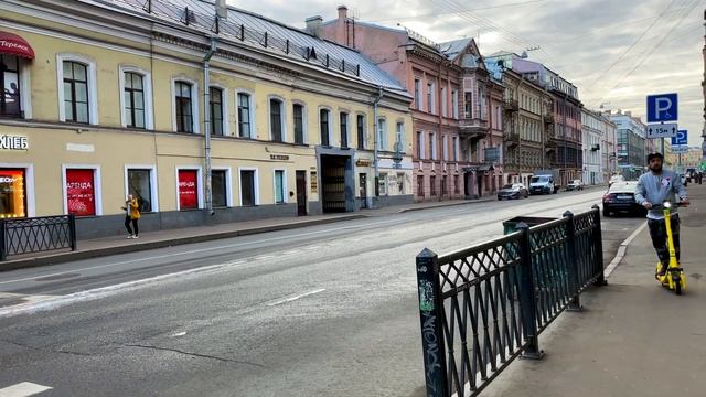 Walking in St Petersburg №101 Рубинштейна, 5 углов, Загородный смотреть онлайн