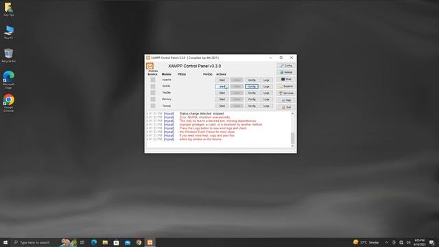 [Resolved] XAMPP Error: MySQL Shutdown Unexpectedly | Fail to start MySQL service in XAMPP смотреть онлайн
